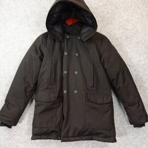 NOBIS Duck Down Parka Boys XL Black SympeTex Puffer Hoodie LIL KATO Luxe Outdoor
